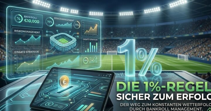 Fussballwetten mit KI: Bankroll Management Warum 1 Prozent der Schlüssel zum Reichtum ist