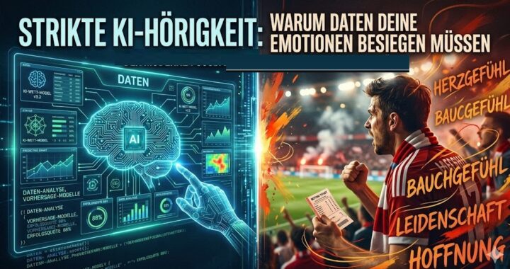 Strikte KI-Hörigkeit bei Fussballwetten Warum Daten deine Emotionen besiegen müssen